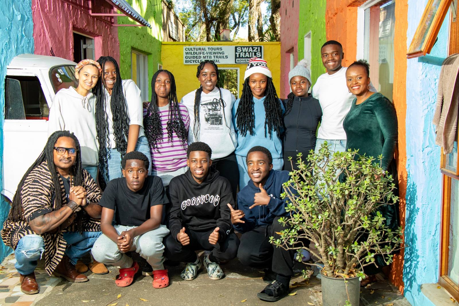Happy youth group at Youth Ignition Hub